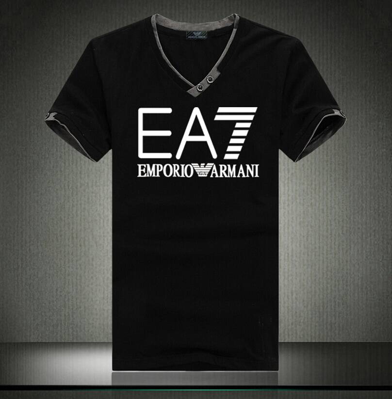 Armani V-neck T-shirts men-A1608V